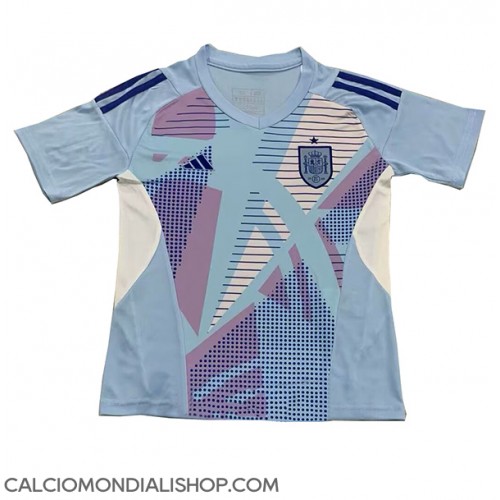 Maglie da calcio Spagna Portiere Prima Maglia Europei 2024 Manica Corta